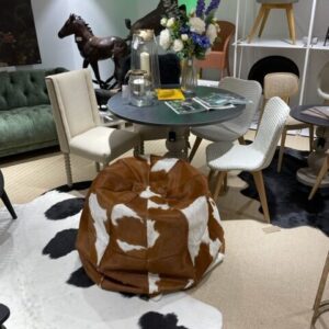 Beanbag Golden Guernsey Cow Cowhide Interior Furnishings By Guernsey Treasures - Image 3