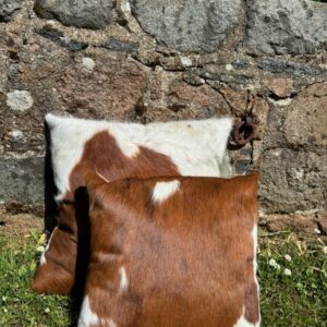 Golden Guernsey Cowhide 40x40 Cushion Interior Furnishings By Guernsey Treasures - Image 2