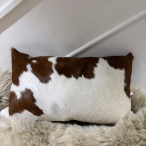 Golden Guernsey Cowhide Lumber Cushion Interior Furnishings By Guernsey Treasures - Image 6