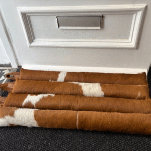 Guernsey Cow Cowhide Draft Excluder Unique Interior By Guernsey Treasures - Image 5