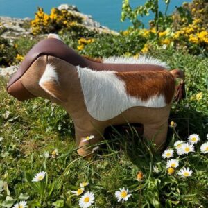 Guernsey MooCow Cow Doorstop Exclusive Cowhide Interiors By Guernsey Treasures