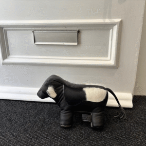 Holstein Friesian Cow Cowhide Unique Doorstop By Guernsey Treasures - Image 2