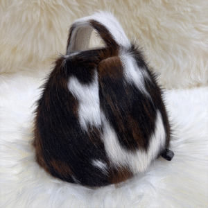 Tri-Colour Cow Cowhide Dumbell Doorstop Exclusive Furnishings By Guernsey Treasures