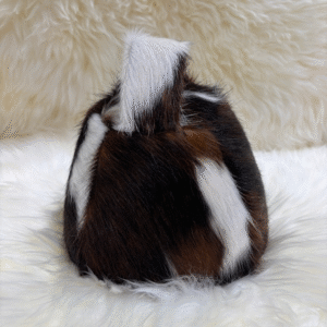 Tri-Colour Cow Cowhide Dumbell Doorstop Exclusive Furnishings By Guernsey Treasures - Image 2