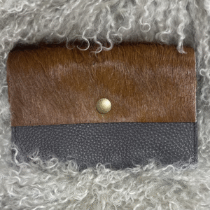 Chestnut Brown Cowhide Purse Small by Guernsey Treasures