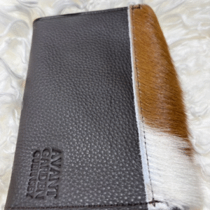 Cowhide Purse Small Golden Guernsey Cow Tan & White By Guernsey Treasures - Image 3