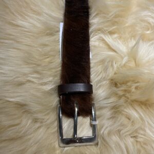 Nero Black Cow Cowhide Belt: Sml / Med / Lge By Guernsey Treasures - Image 2