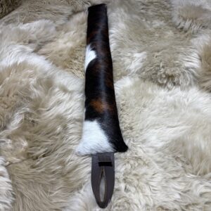 Tri-Colour Cowhide Draft Excluder Unique Interior By Guernsey Treasures