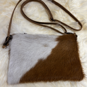 Guernsey Cow Cowhide Exclusive Cross Shoulder Bag