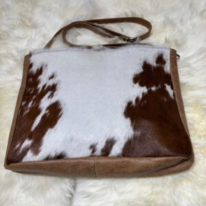 Guernsey Cow Exclusive Somerset Cowhide AG Messenger Bag By Guernsey Treasures